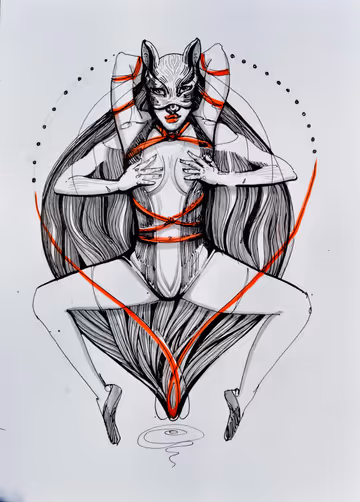 Shibari devil