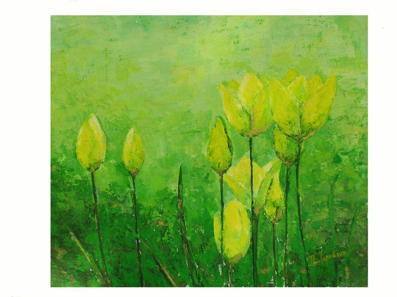 Yellow tulips